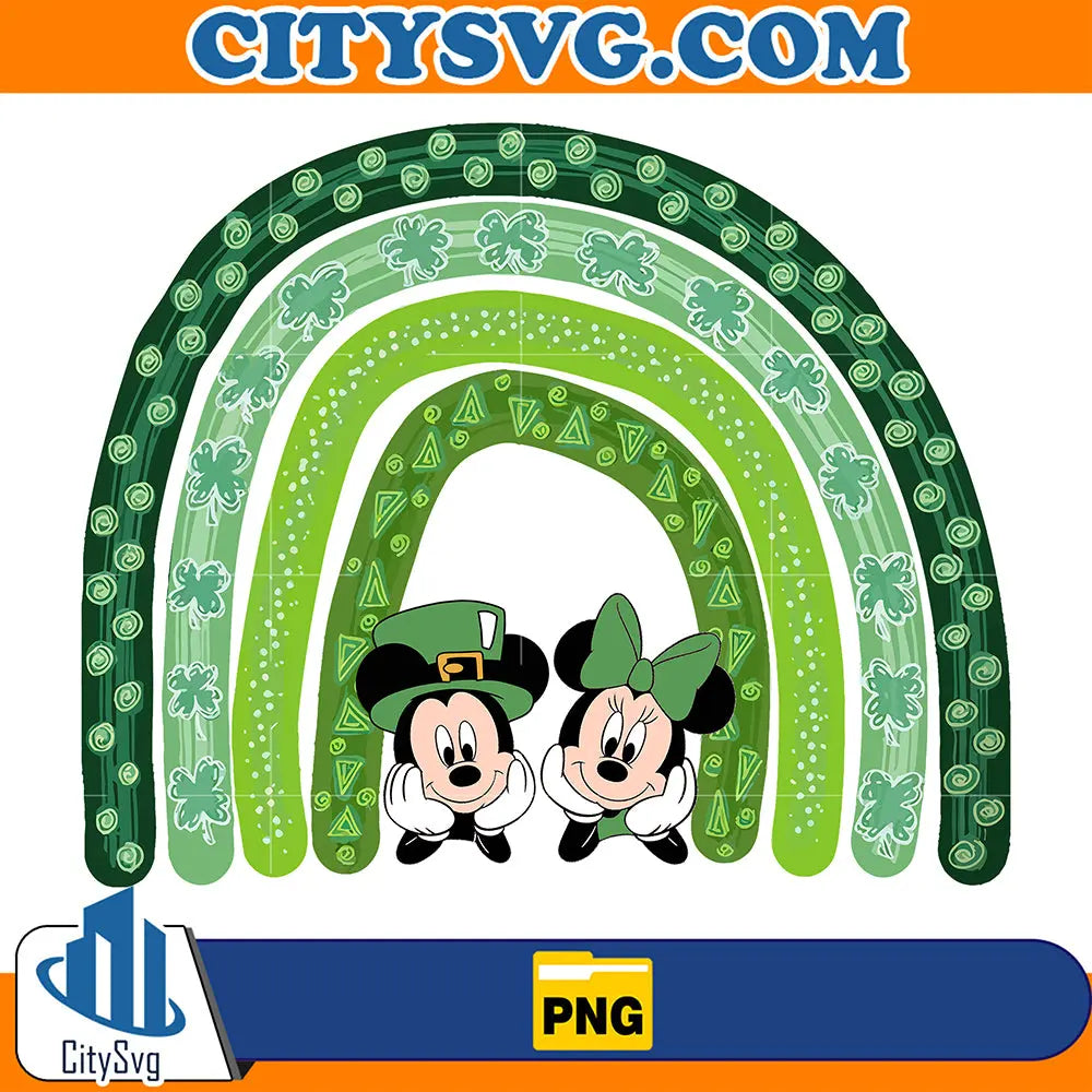 MickeyAndMinnieStPatrick_sDayPng