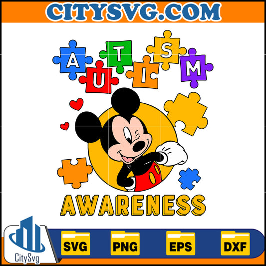 MickeyAutismAwarenessSvg