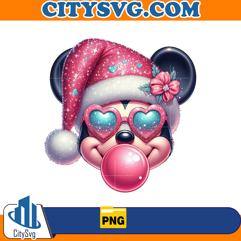 MickeyBlowingBubbleValentinePng