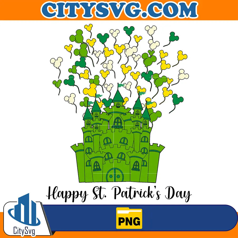MickeyCastleStSaintPatrick_sDayPng