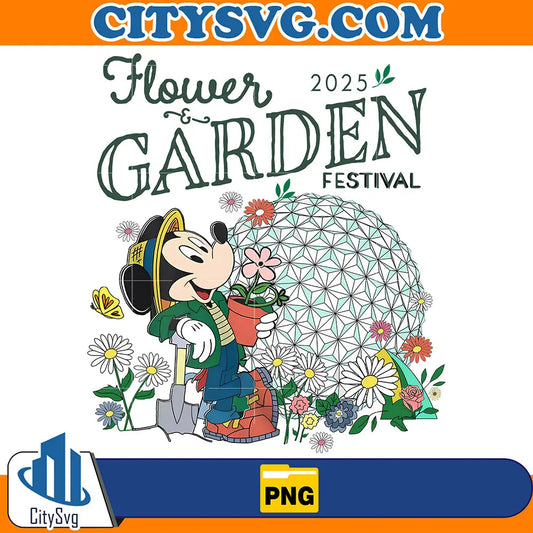 MickeyDisneyEpcotInternationalFlower_GardenFestival2025Png
