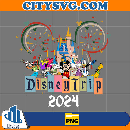 MickeyDisneyTripFamilyTrip2024Png