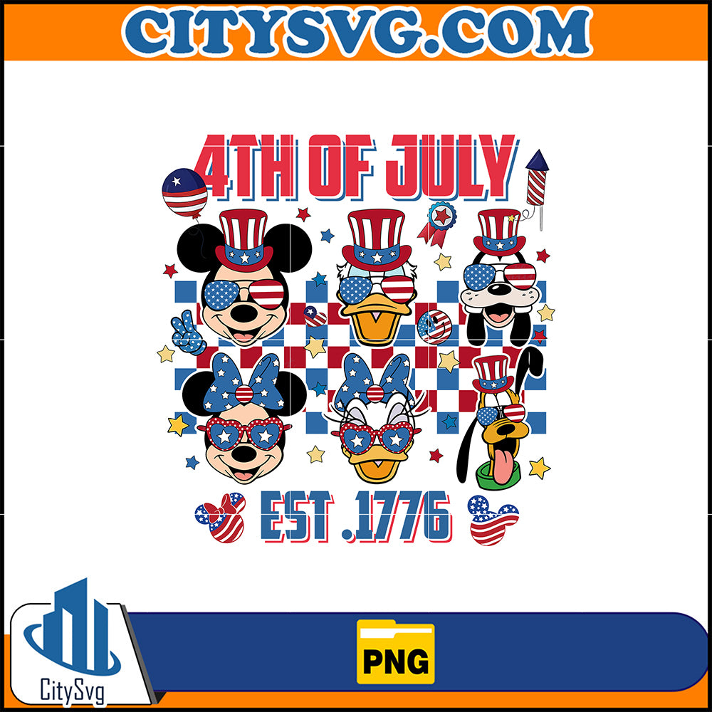 MickeyHappy4thOfJulyPng