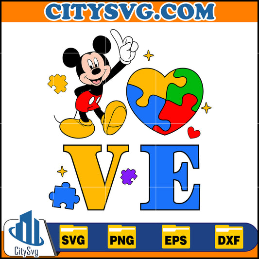 MickeyLoveAutismSvg