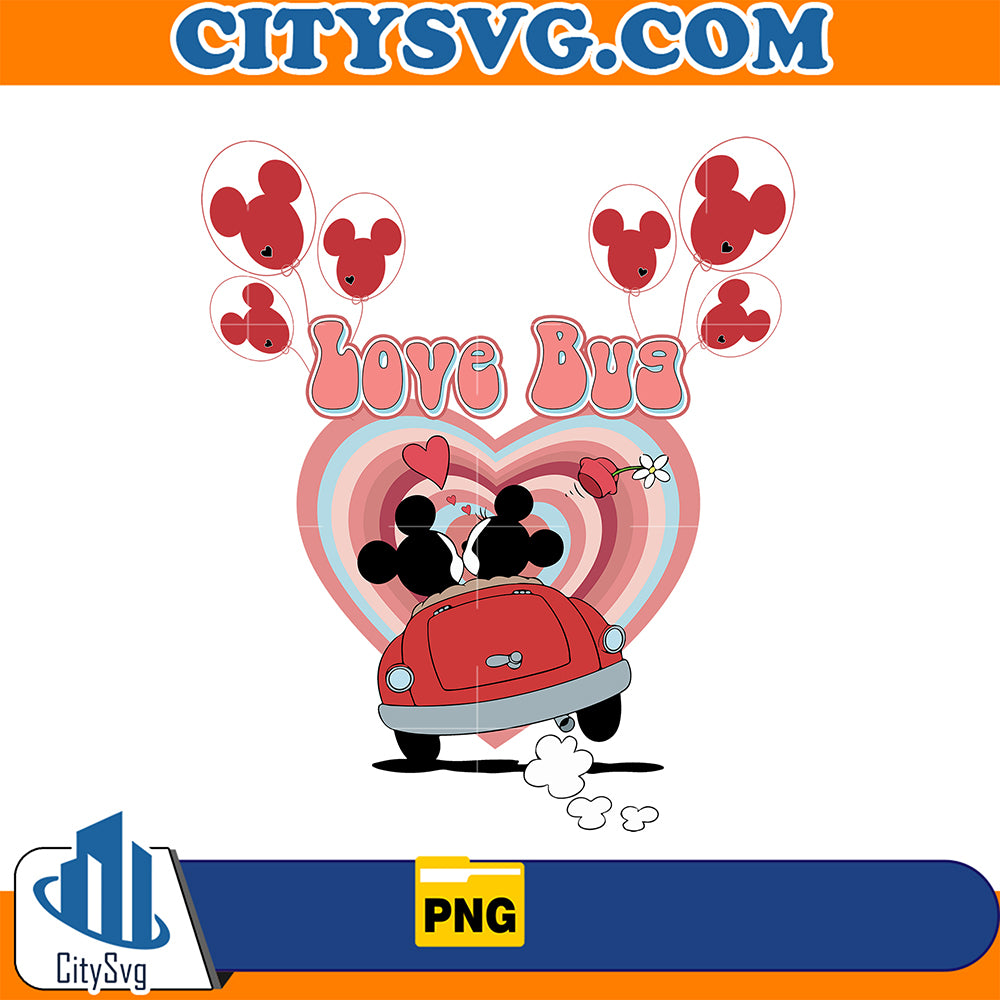 MickeyMinnieLoveBugValentinePng