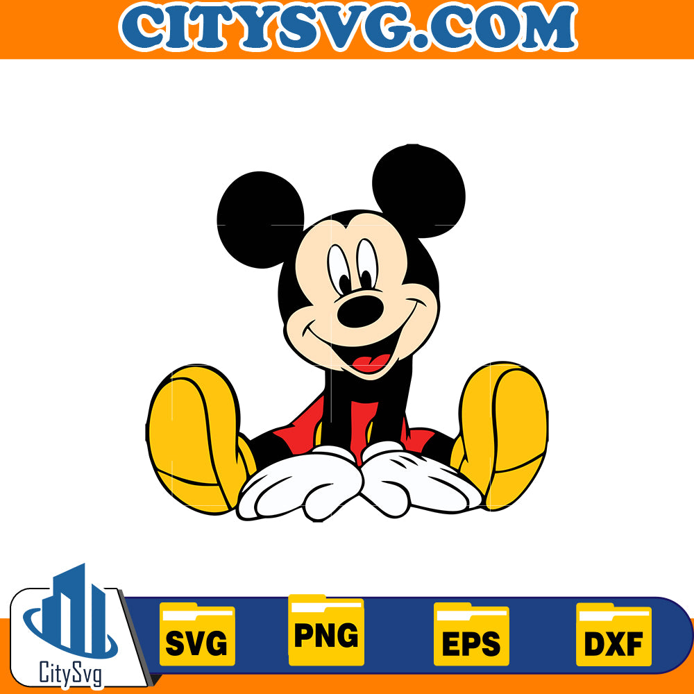 Mickey Mouse Svg