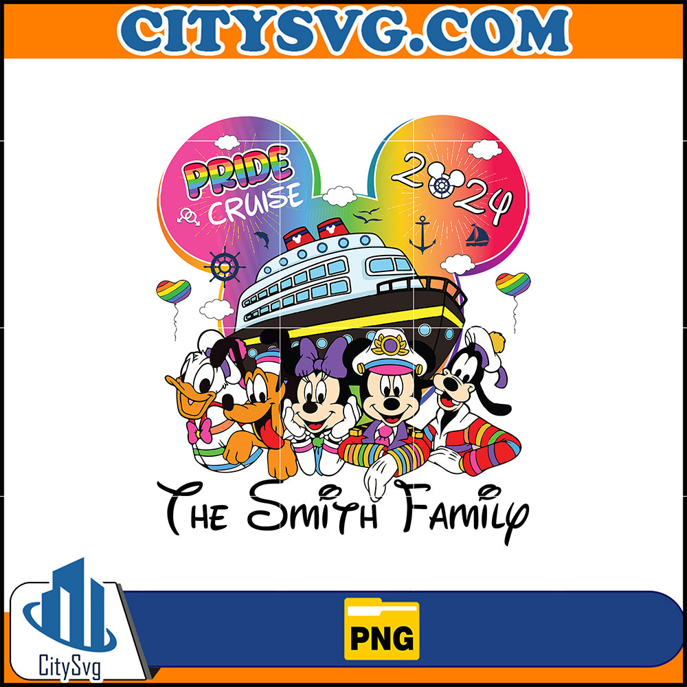 MickeyPrideCruise2024TheSmithFamilyPng