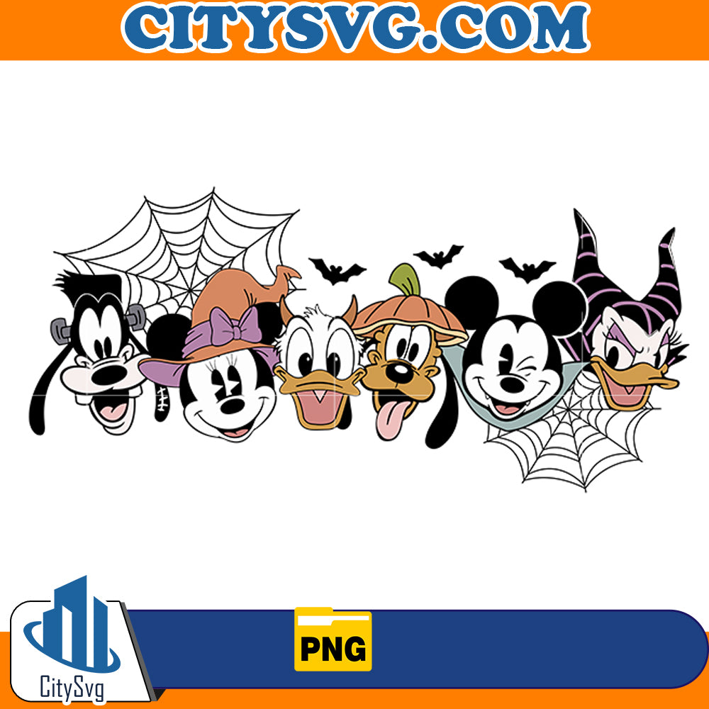 Mickey & Firends Halloween Png