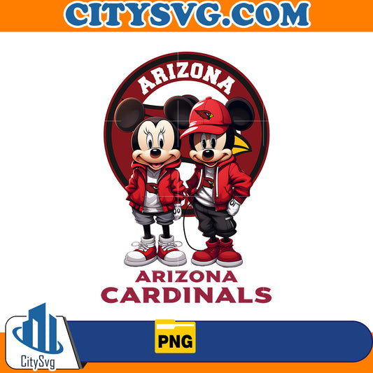 Mickey Minnie Arizona Cardinals Png