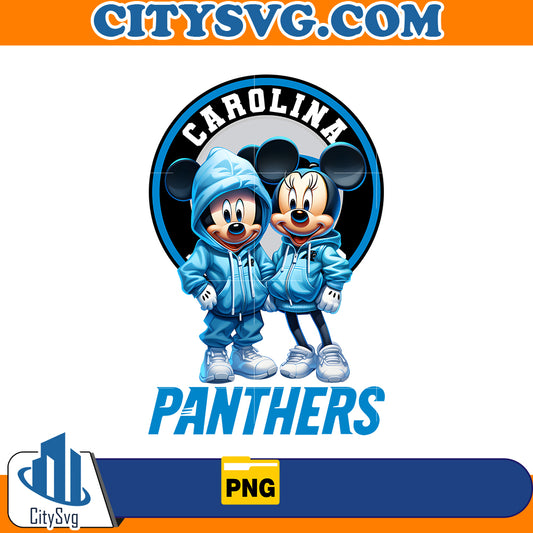 Mickey Minnie Carolina Panthers Png