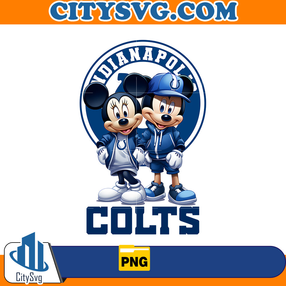 Mickey Minnie Indianapolis Colts Png