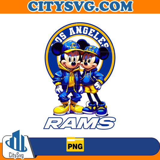 Mickey Minnie Los Angeles Rams Png