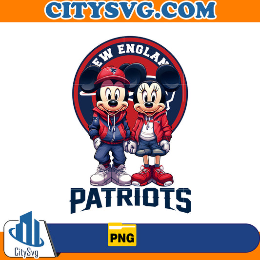 Mickey Minnie New England Patriots Png