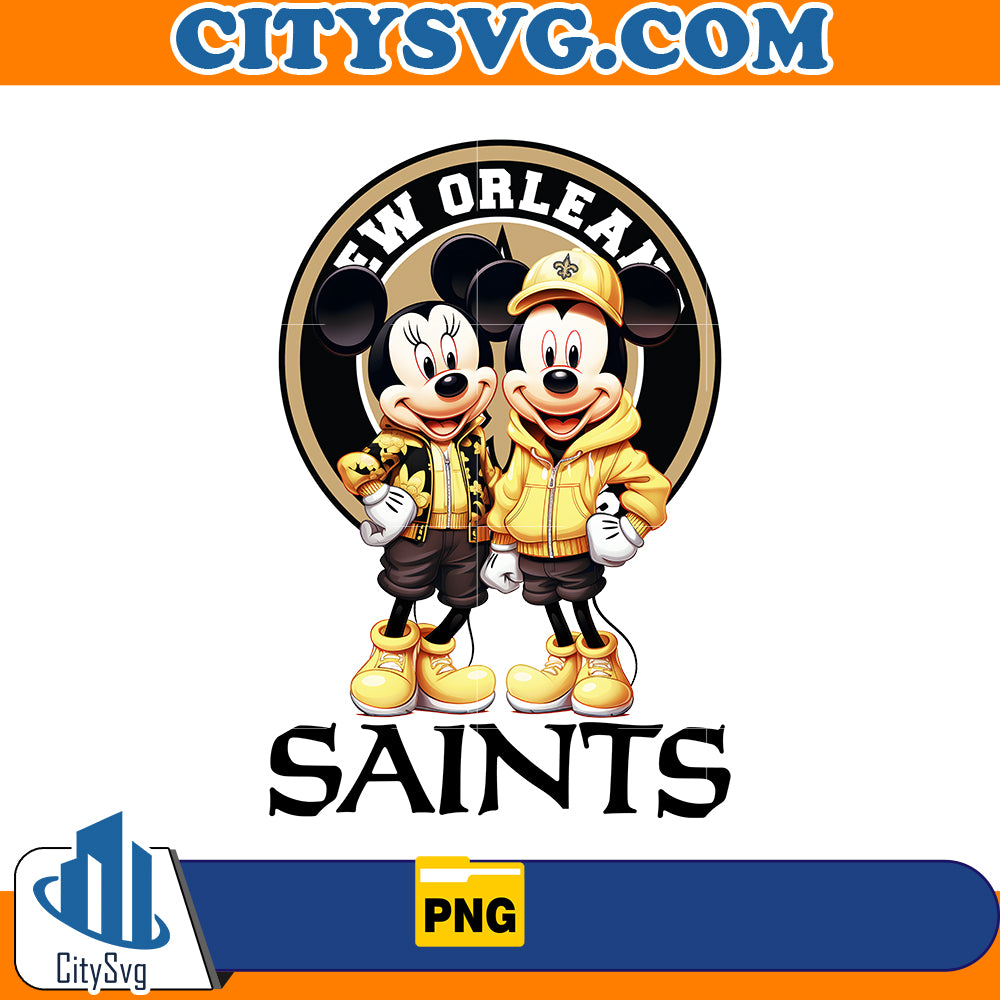 Mickey Minnie New Orleans Saints Png