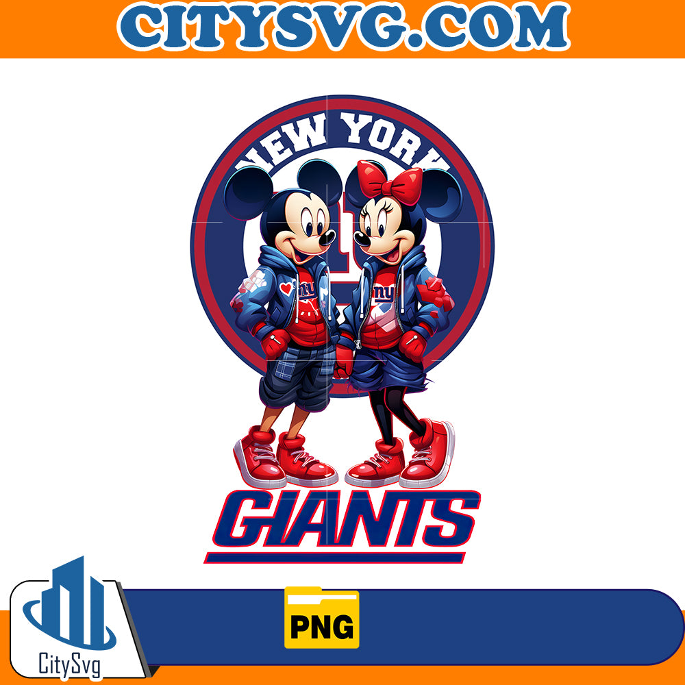 Mickey Minnie New York Giants Png