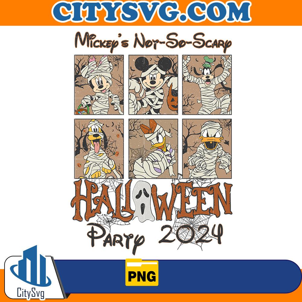 Mickey's Not-so-scary Party 2024 Png