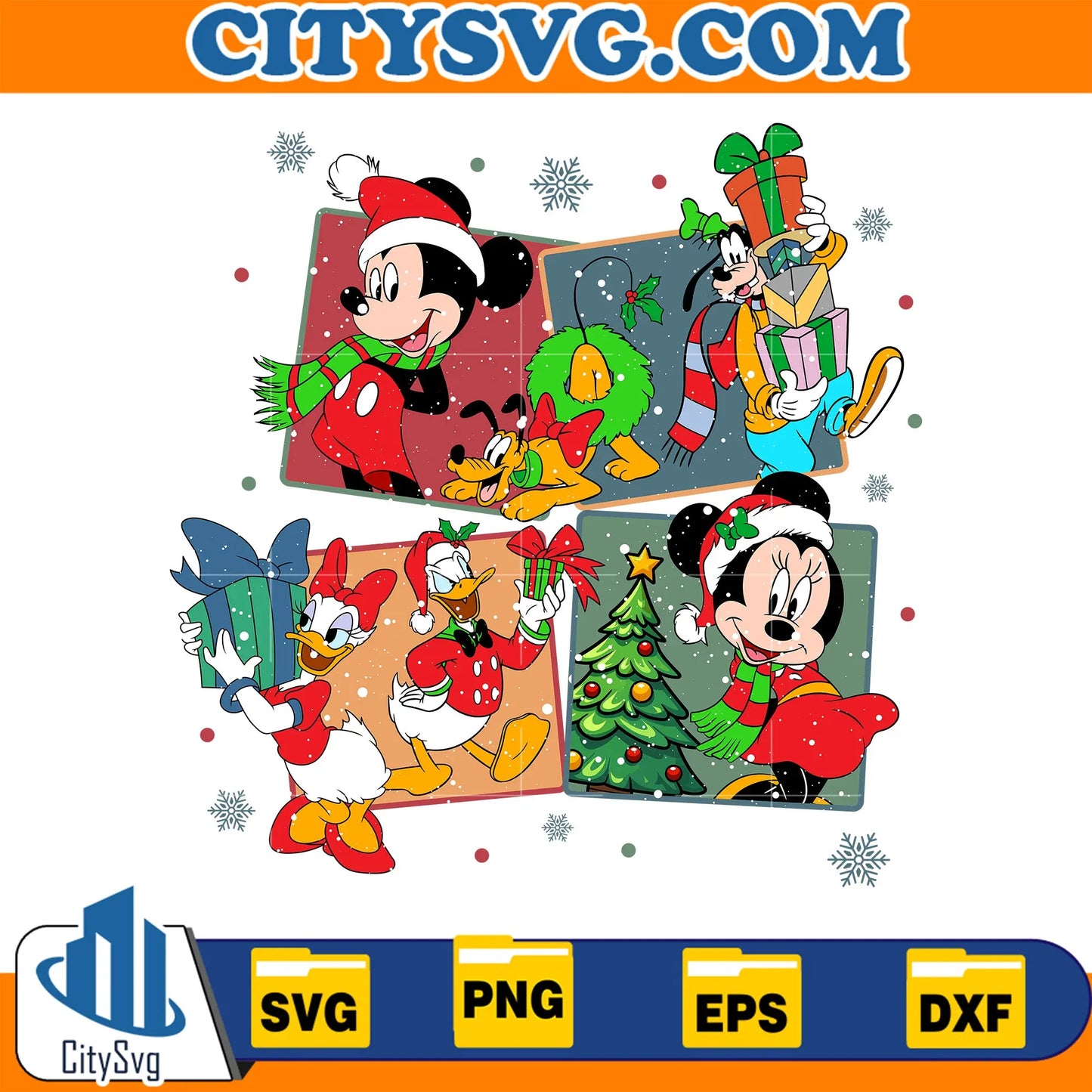 MickeyandFriendsChristmasSvg1