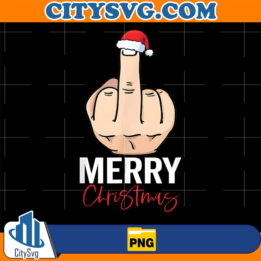 Middle-Finger-Merry-Christmas-Png