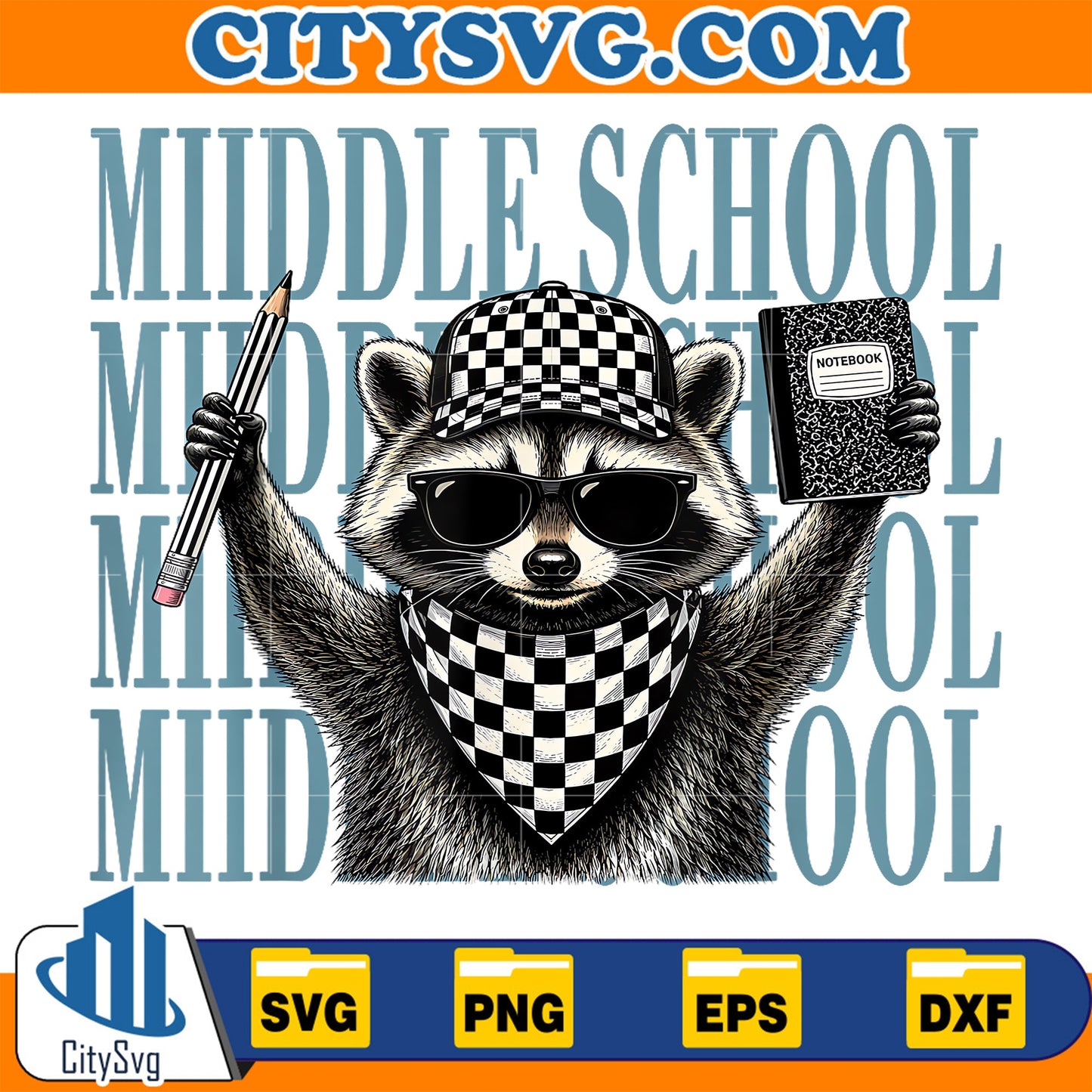 Middle-School-Feral-Raccoon-Back-to-School-Teacher-Svg