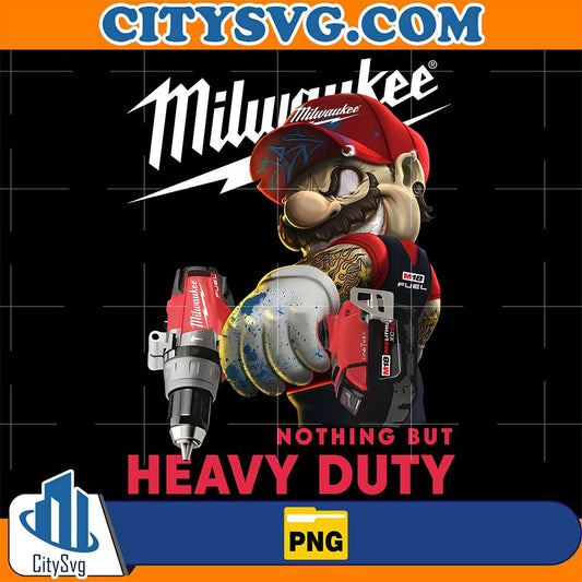Milwaukee-Mario-Heavy-Duty-Png