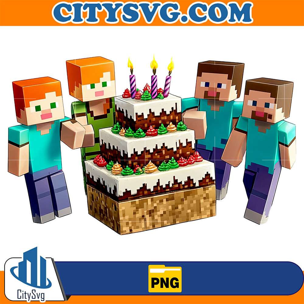 Minecraft II Happy Birthday Png – CITYSVG