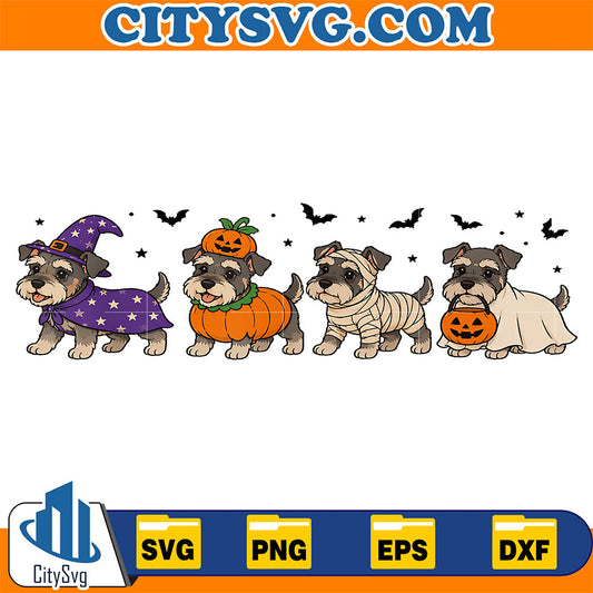Miniature-Schnauzer-Ghost-Pumpkin-Dog-Halloween-Svg