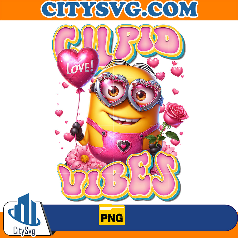 MinionCupidVibesValentinePng