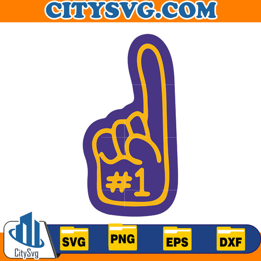 #1 Minnesota Vikings Svg