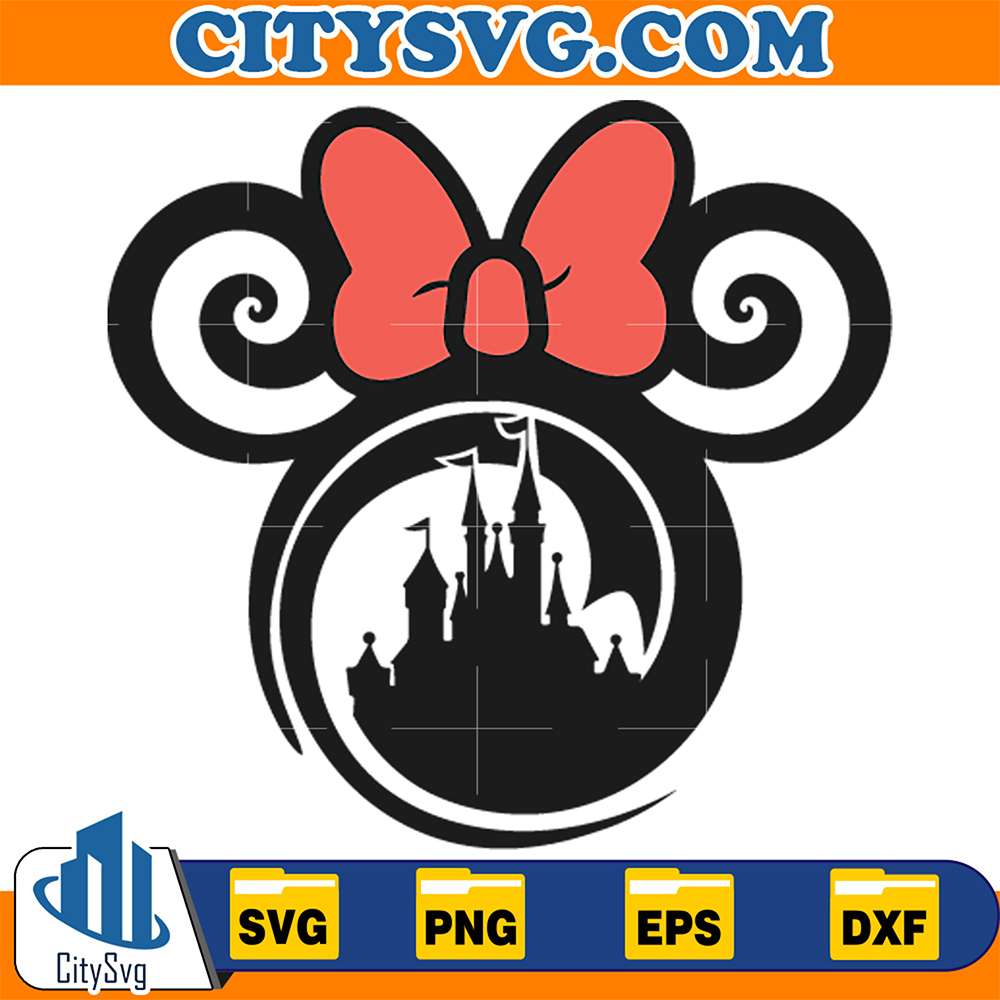 Minnie-Castle-Head-Svg