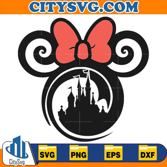 Minnie-Castle-Head-Svg