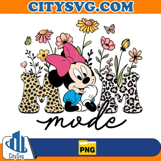 Minnie-Mom-Mode-Floral-Png