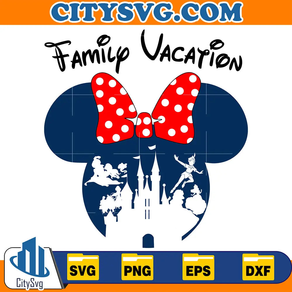 MinnieFamilyVacationSvg