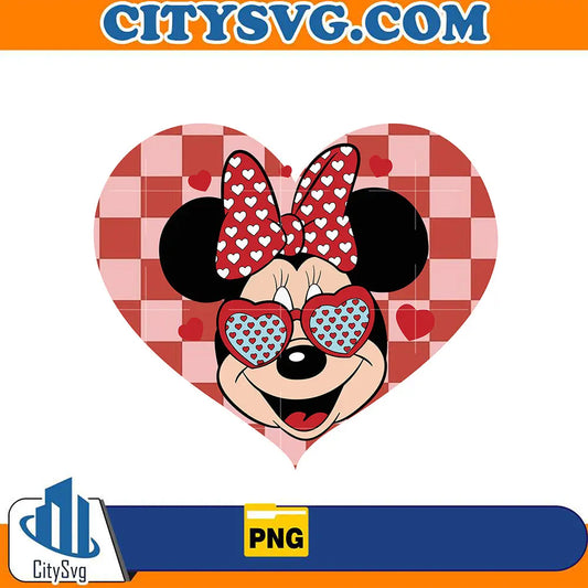 MinnieMouseHeartValentinePng