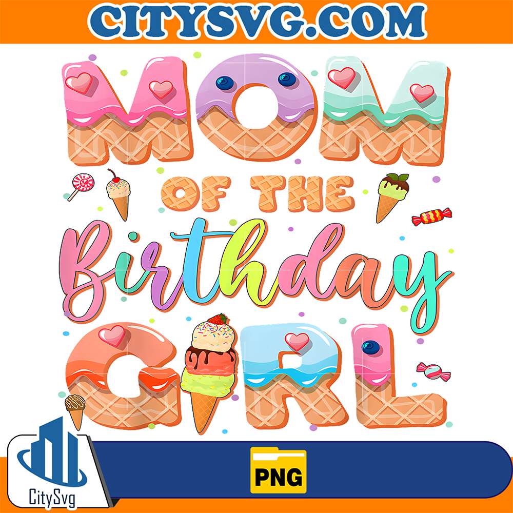 Mom-Of-The-Birthday-Ice-Cream-Family-Matching-Party-Png