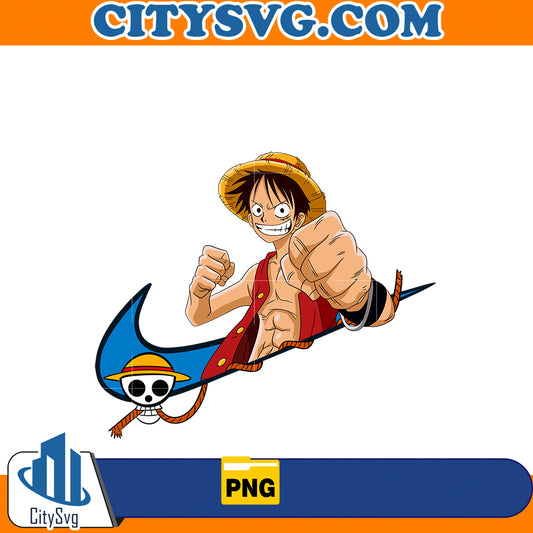 Monkey D. Luffy Ni ke Png, Digital Download