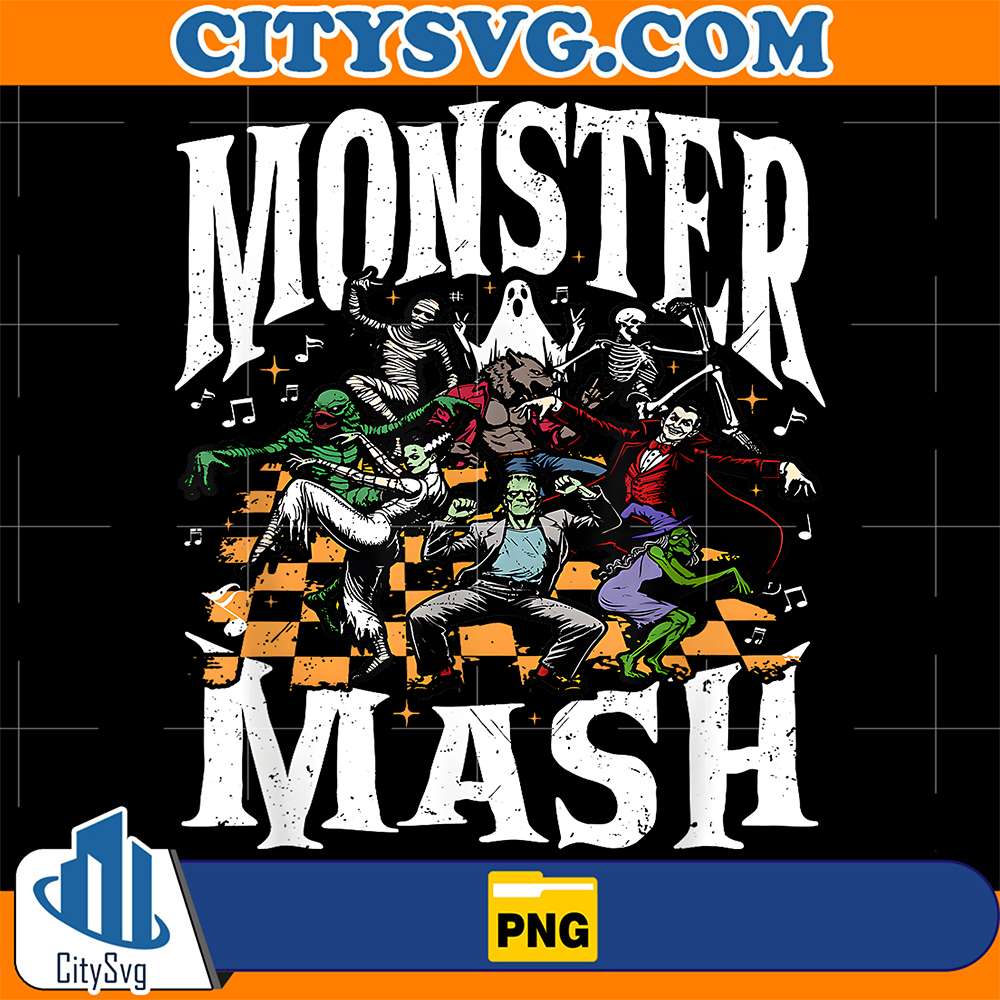 Monster-Mash-Halloween-Spooky-Season-Trick-Or-Treat-Png