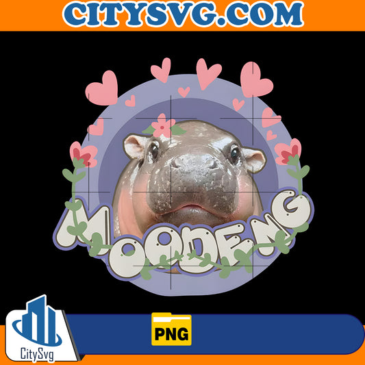 Moo Deng Bouncy Pig in Thailand Baby Hippo Khao Kheow Open Zoo Png