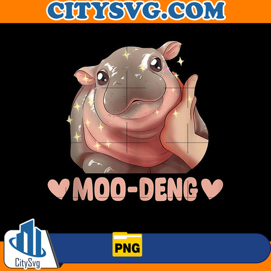 Cartoon Moo Deng Png