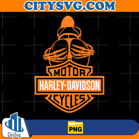 Motor-Haryley-Davidson-Skull-Hug-Png