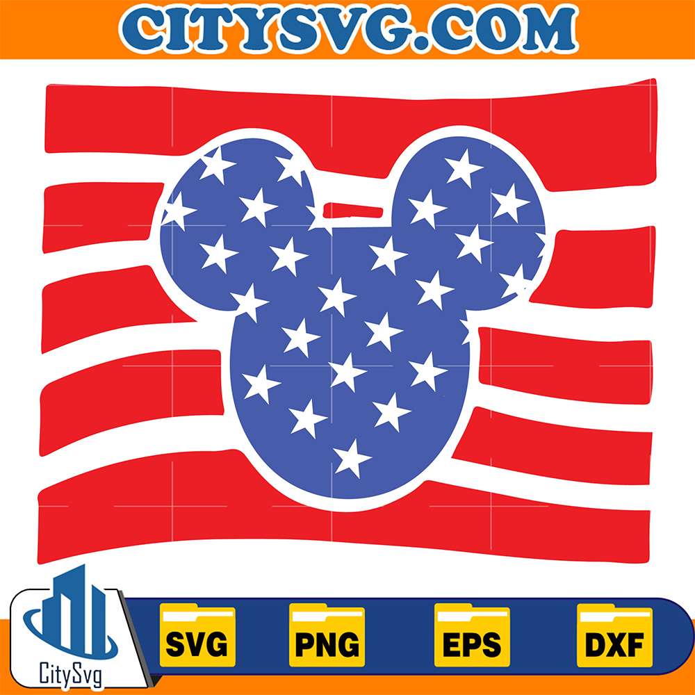 Mouse-America-4th-Of-July-Svg