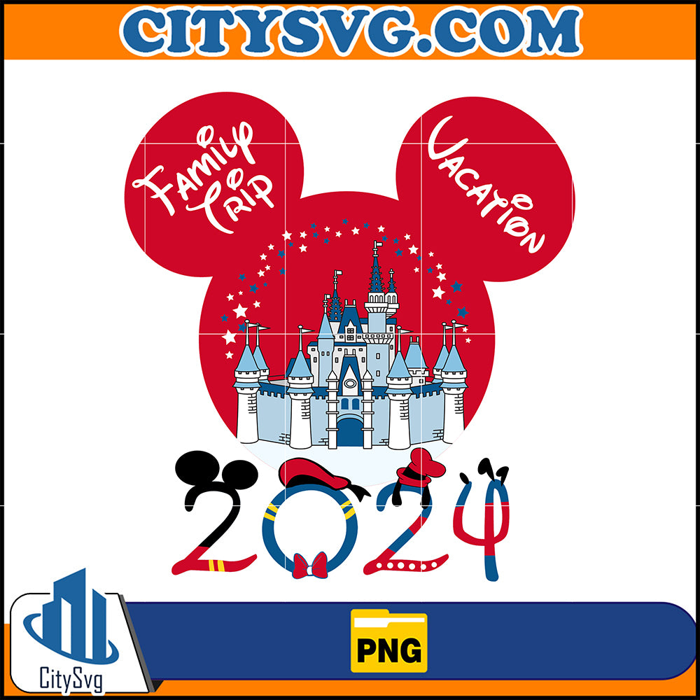 MouseRedFamilyTripVacation2024Png