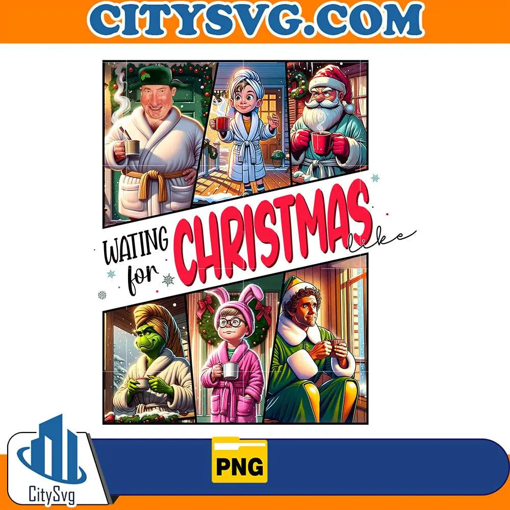 MovieFriendsWaitingForChristmasPng