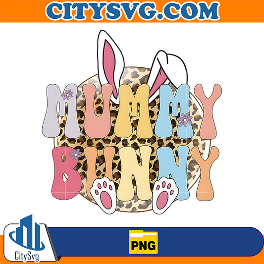 Mummy-Bunny-Png-Cute-Easter-Bunny-Leopard-Png-Pastel-Mummy-Bunny-Png