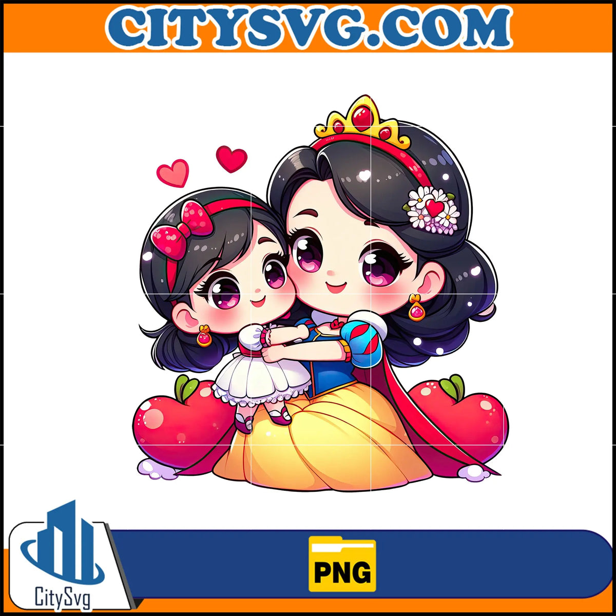 Mom And Daughter Princess Png, Cartoon Mother Png, Mother’s Day Png, M ...