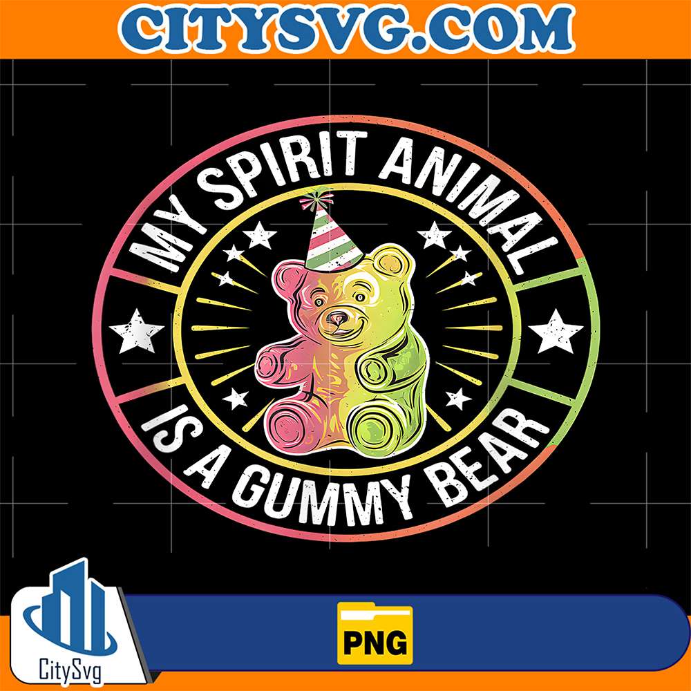 My-Spirit-AnimalIs-A-Gummy-Bear-Candy-Lover-Png