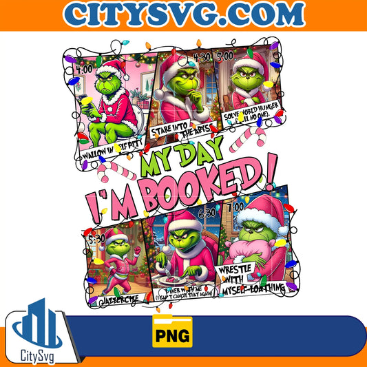 MyDayI_mBookedGrinchPinkChristmasPng
