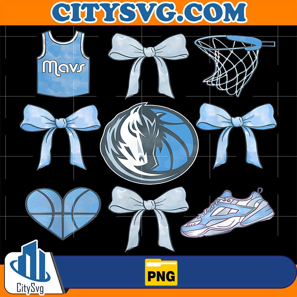NBA-Dallas-Mavericks-Bow-Grid-Png