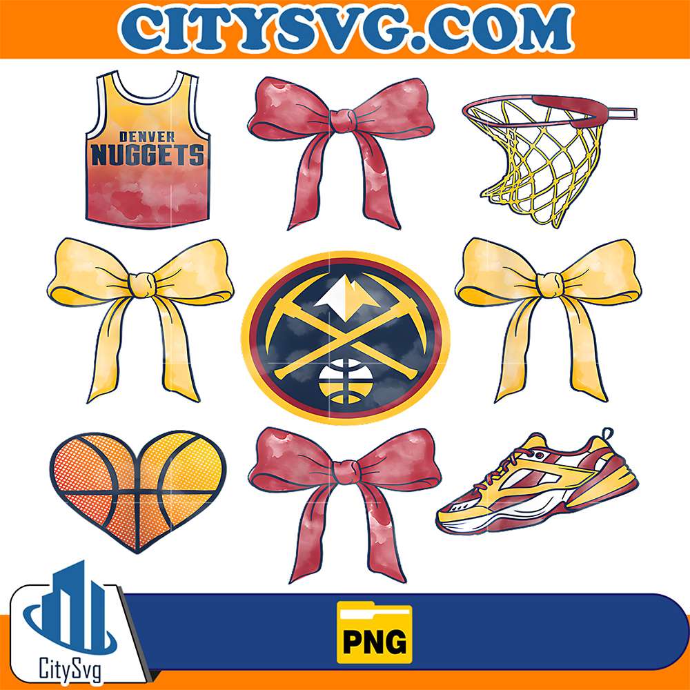 NBA-Denver-Nuggets-Bow-Grid-Png