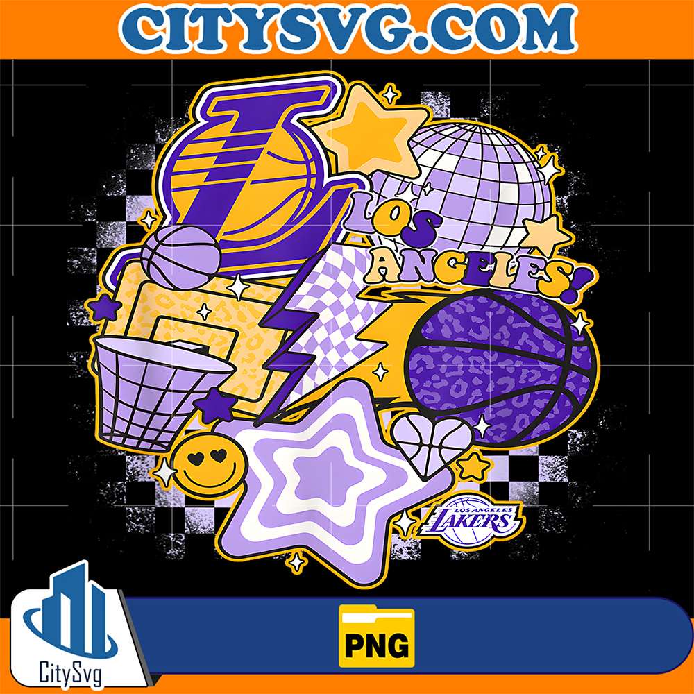NBA-Los-Angeles-Lakers-Basketball-Png