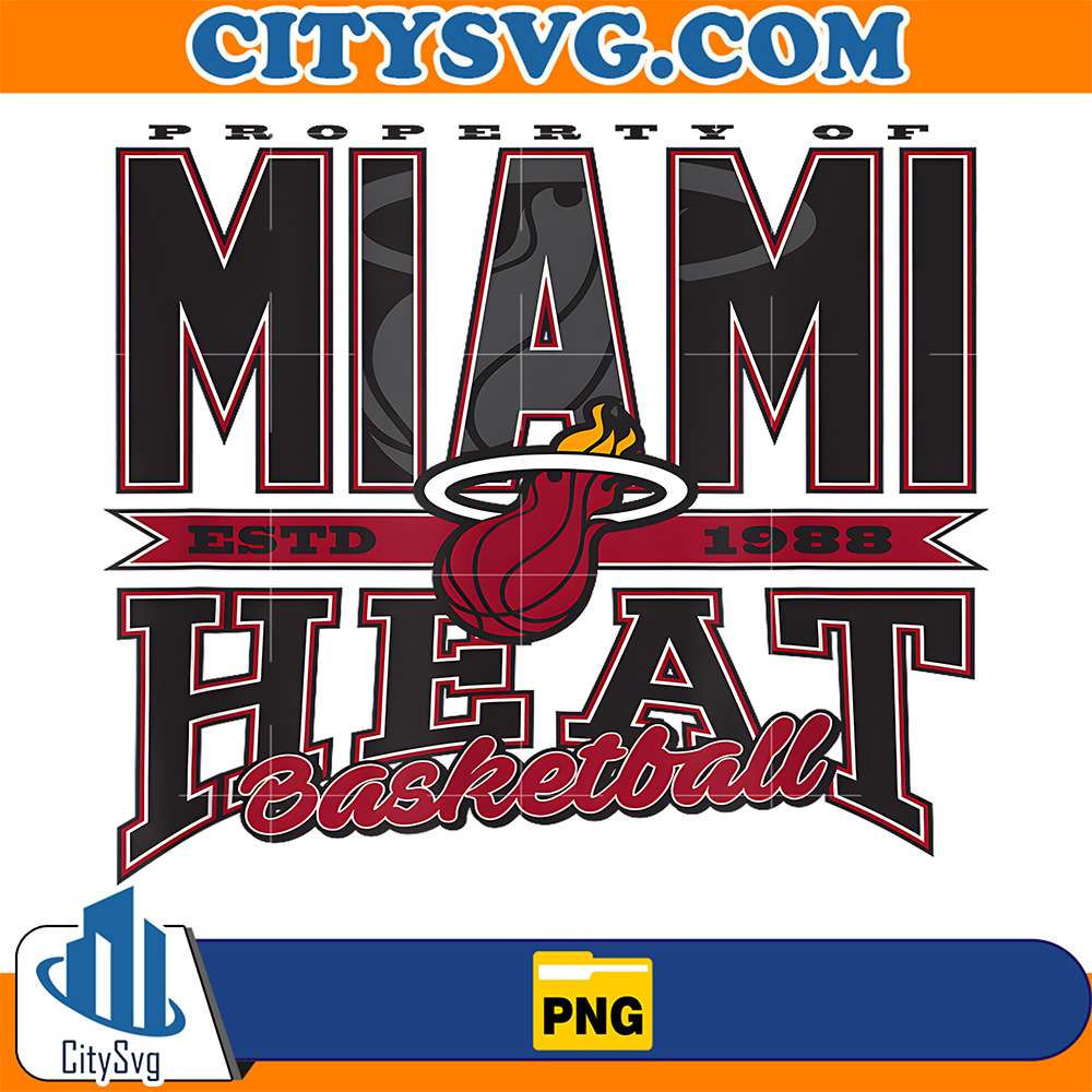 NBA-Miami-Heat-Est-1988-Basketball-Png